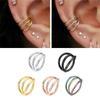 3 Layer Hinged Stainless Steel Earrings for Septum Daith Helix Tragus Cartilage Piercing Jewelry for Women and Men
