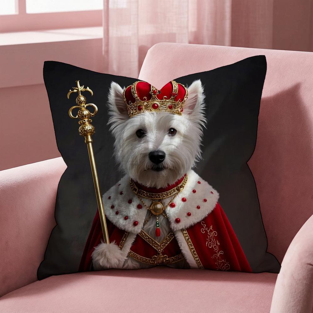 West Highland White Terrier Kissenbezug Mehrzweck-Kissenbezug für Zuhause & Auto - Wendbar, Weich & Strapazierfähig für den täglichen Gebrauch