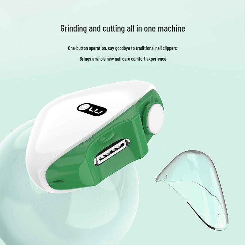 Automatic Electric Nail Grinder & Polisher - Anti-Pinch Manicure Tool