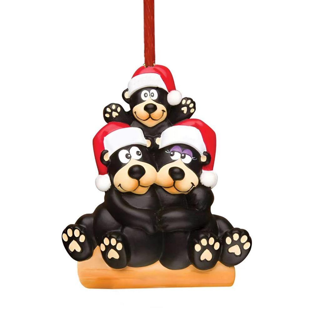 

Мультяшные рождественские подвески «Сделай сам», смола, подвесное украшение на рождественскую елку, семейная вечеринка Style B