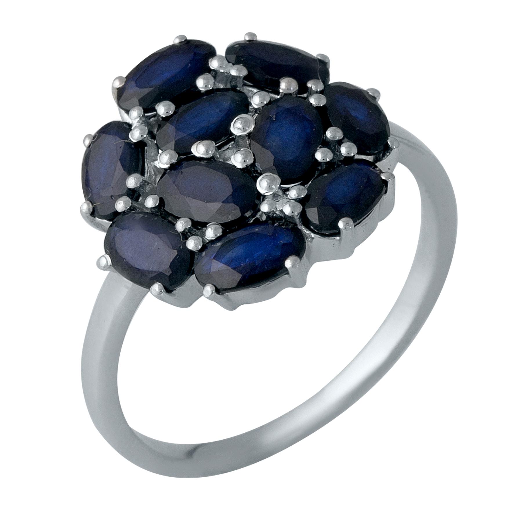 Bague en argent avec saphir naturel 2,5 ct (1987759)