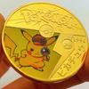 Kiváló Pokemon Érmék Kártyák Pikachu Aranyozott Érme Gyűjtőknek És Rajongóknak