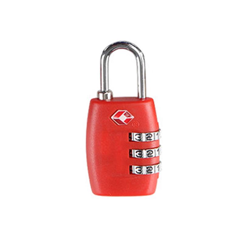 TSA Custom Combination Travel Luggage Zipper Lock (tsa335) - Secure Plastic Suitcase Lock for Traveling Abroad.