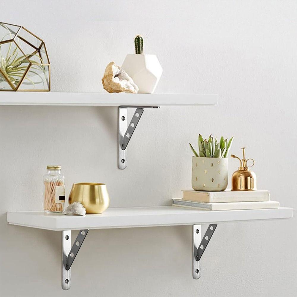 Right Angle Shelf Bracket Heavy Duty Triangle Shelf New Home Bookshelf Bracket