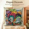 Singer M-Mf D-Doom Cushion Cover Natural Linen Organic Fabric Double-Sided Printing Sofa Home Decor Gift Pillow Case