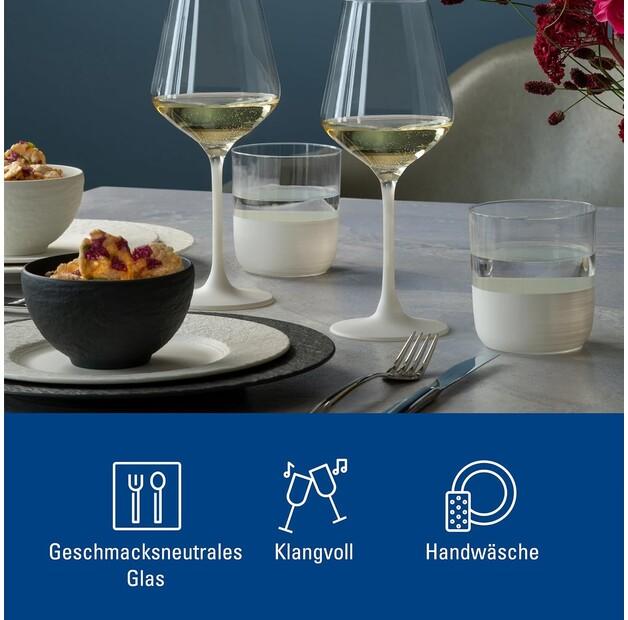 Стаканы для виски Villeroy & Boch Manufacture Rock blanc, 4 шт. (1137998250)