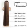 40 tommer Hår Extensions Clip In Hår Extensions Syntetisk5 Klips i Ett-Stykke Type Hår Extensions For Kvinner