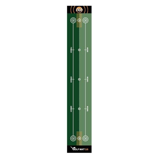Golf Putting Mat Foldable Putting Green Indoor And Outdoor Putting Practice Mat with Anti-Slip Backing for Home Office Room Backyard Use