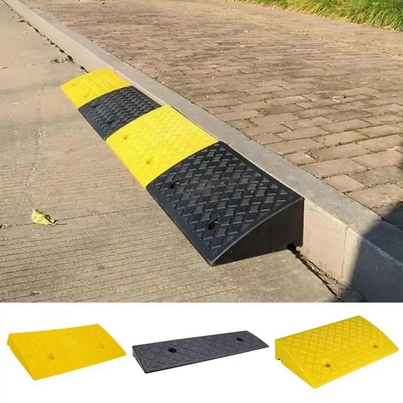 3cm 5cm 8cm Plastic PVC Road S-lope Ramp Pad Portable Car Step UphillTriangle Mat Curb Garage Ramp Non Slip Flooring Ramp Amagi