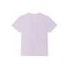 Vans Solid Color Logo Cartoon Pattern Printed Round Neck Short Sleeve T-Shirt Women T-Shirts Purple VN0A7TP3YEU