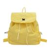 Printed Casual Checkered Backpack With Drawstring Design For Kids Daily Use