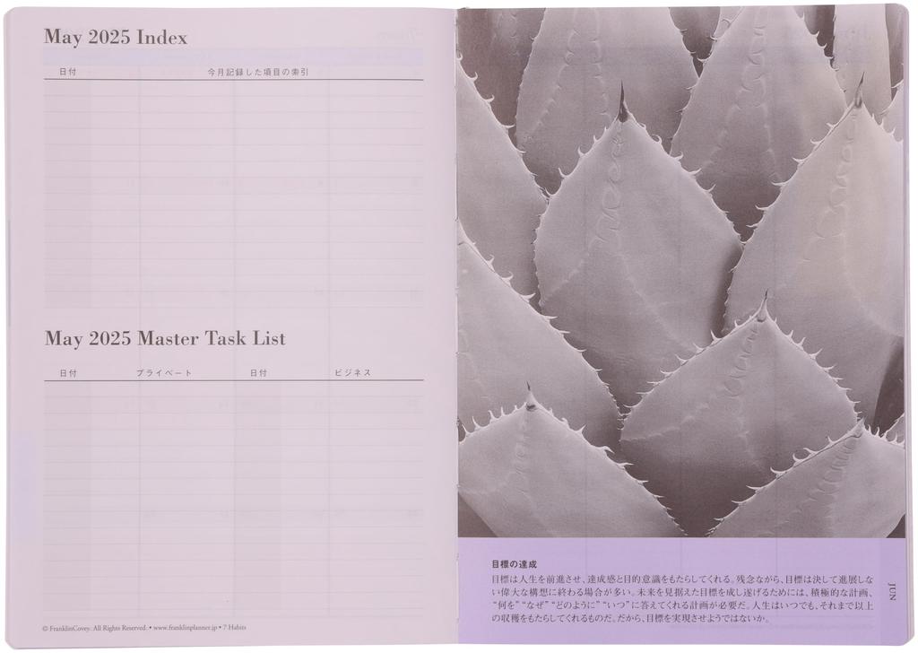 B6 Franklin Planner "7 Habits" Weekly, January 2025 Start, Soft Gray, 86292