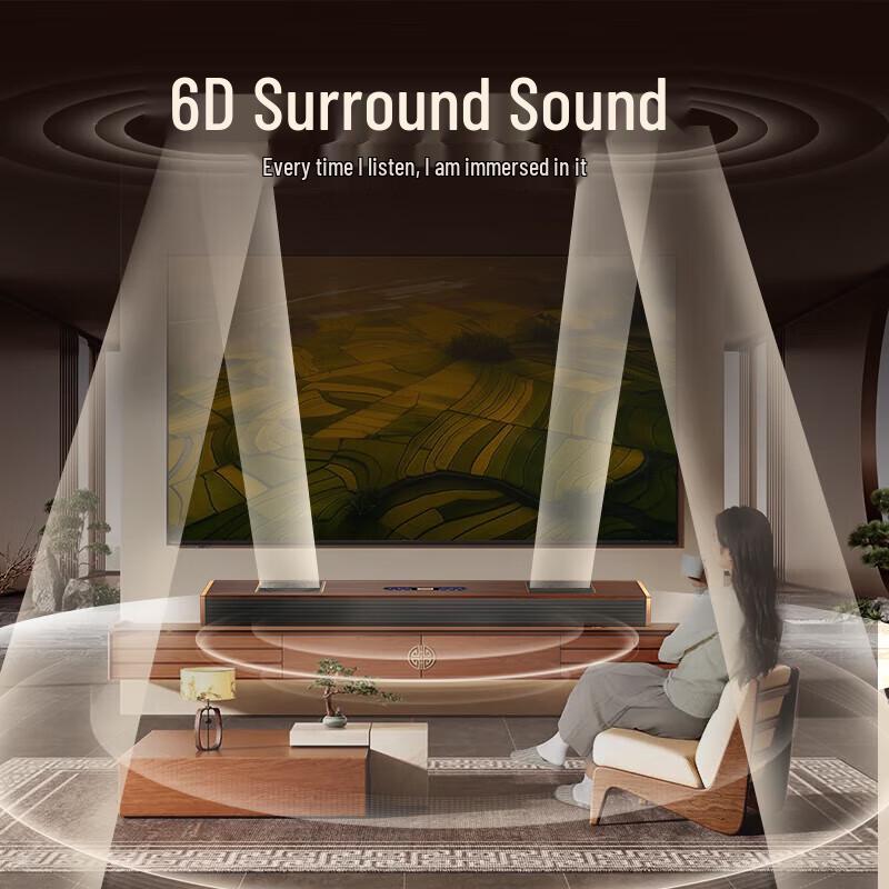 Newman G69 PRO Home Theater Soundbar with Wireless KTV CN plug (adapter included)