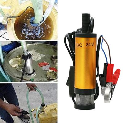 Dompelpomp 12/24 Volt Brandstoftransferspomp Kleine Zuigpomp 38mm Voor Het Pompen van Dieselolie Water Brandstoftransferspomp