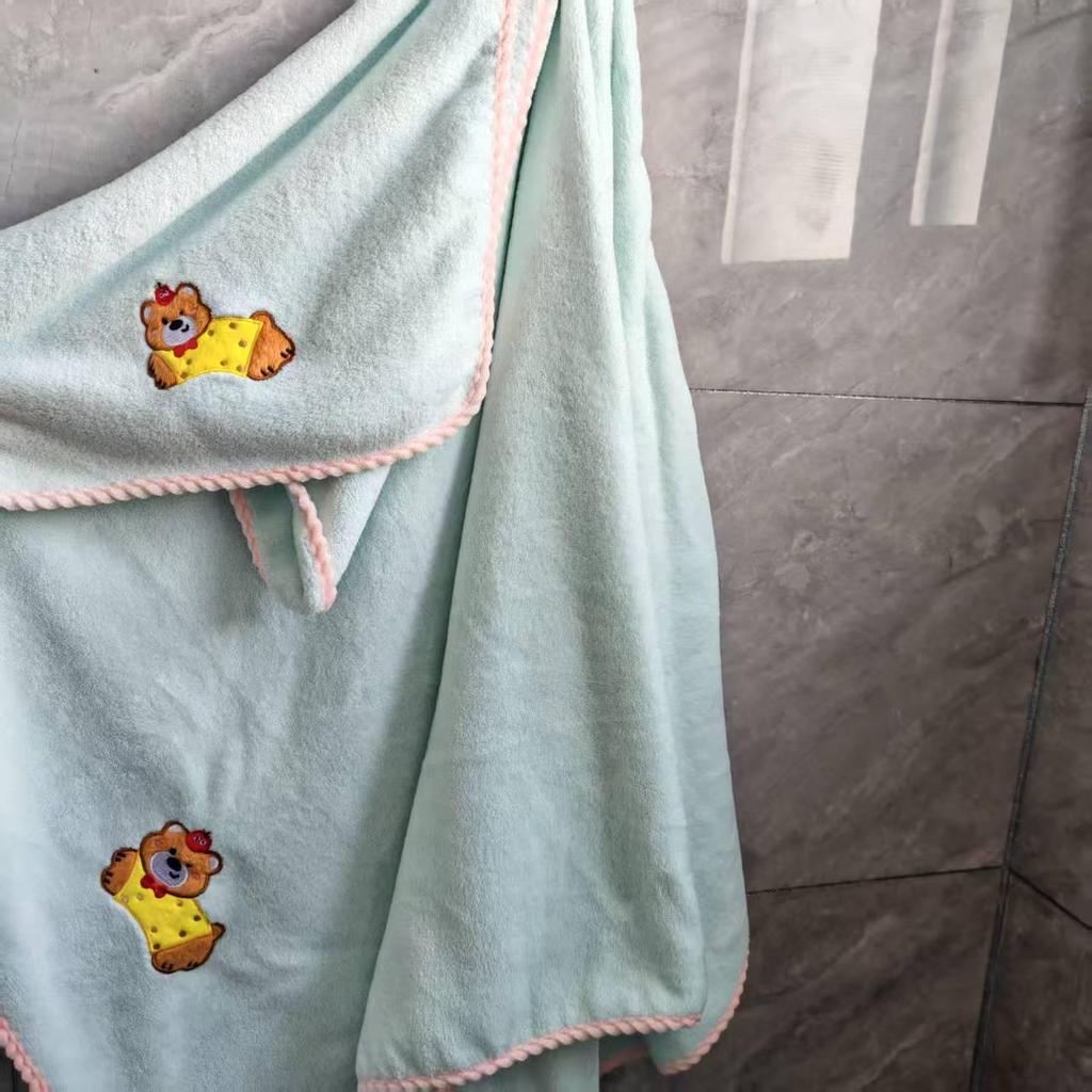 Cute Puppy Hair Drying Cap: Super Absorbent, Quick-Dry Coral Fleece Towel for Women