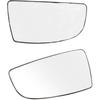 Rearview Mirror Glass BK31-17C718-AB, Driver Side Door Mirror Glass Lower Wing Mirror Glass, Compatible with Ford Transit 2014-2020 MK8 2015-2019 150