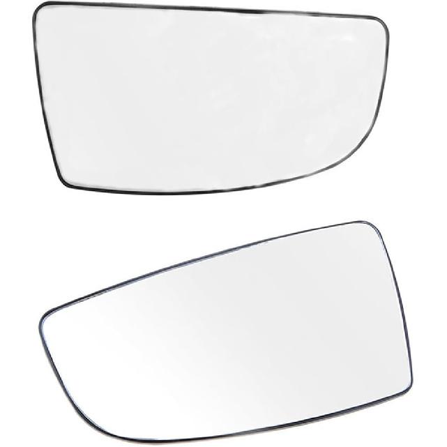 Rearview Mirror Glass BK31-17C718-AB, Driver Side Door Mirror Glass Lower Wing Mirror Glass, Compatible with Ford Transit 2014-2020 MK8 2015-2019 150