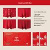 Youkeshu Men's Red Zodiac Year Cotton Antibacterial Boxer Briefs Gift Set