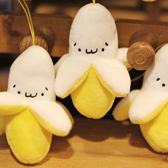 Pendant Creative Lovely Design Multiple Use Stuffed Banana Doll for Car