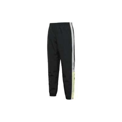 Li Ning Badfive Sports Basketball Series Color Block Side Zipper Loose Fit Long Pants Women Bottoms Black AYKR360-2