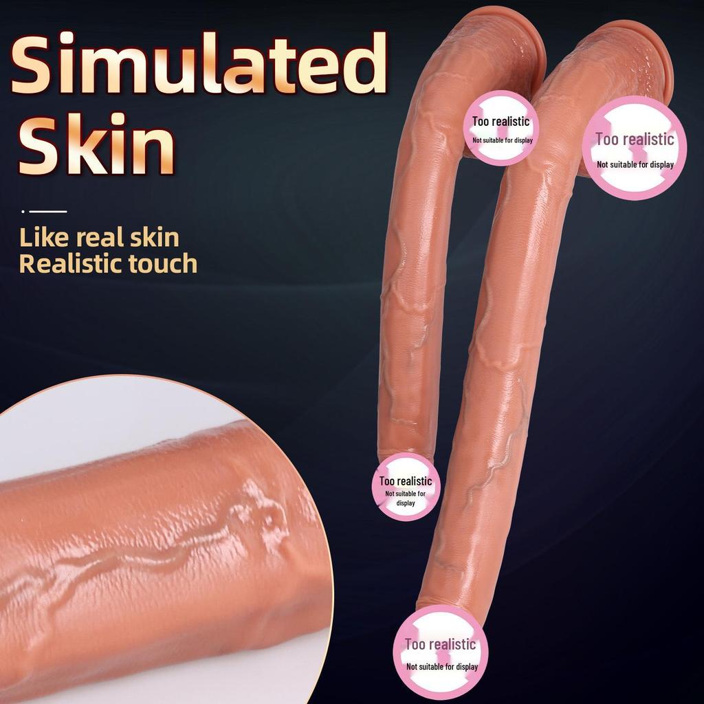 Ultra-langer Silikondildo - Weicher Flesh-Masturbator für Erwachsene für Frauen