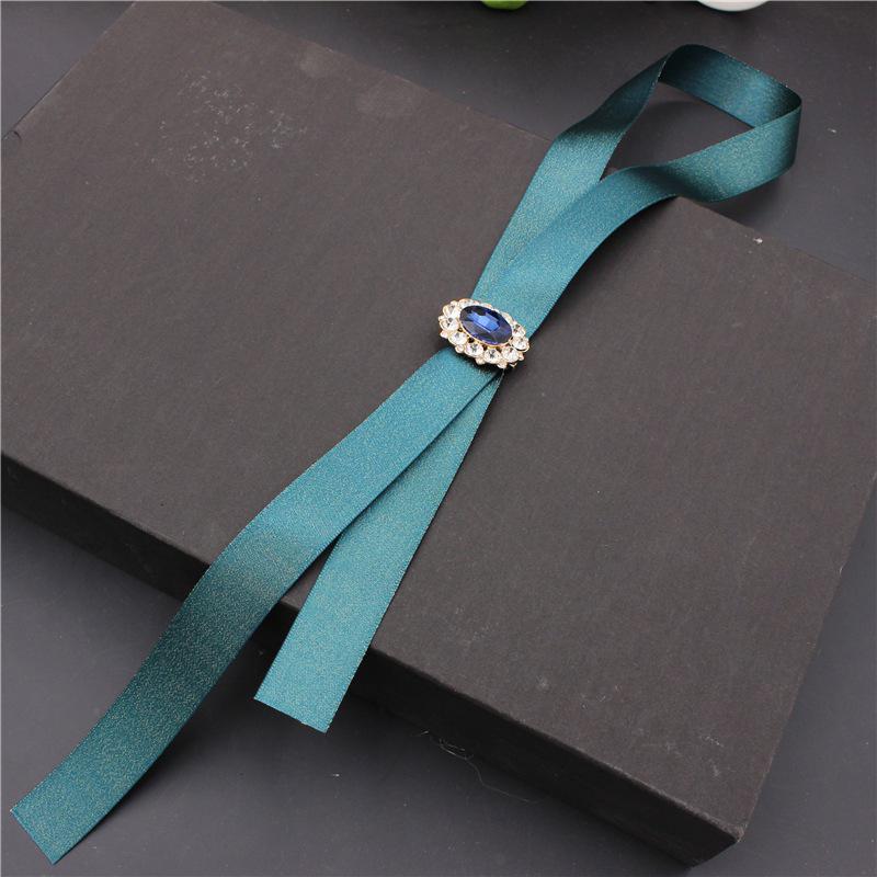 Trendy Long Ribbon Bow Tie Accessories: Casual and Stylish Strip Ornaments