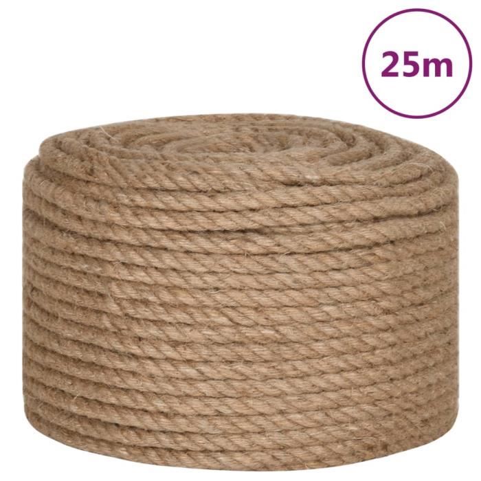 VidaXL Jute Rope 25 M Long 14 Mm Thick 153757