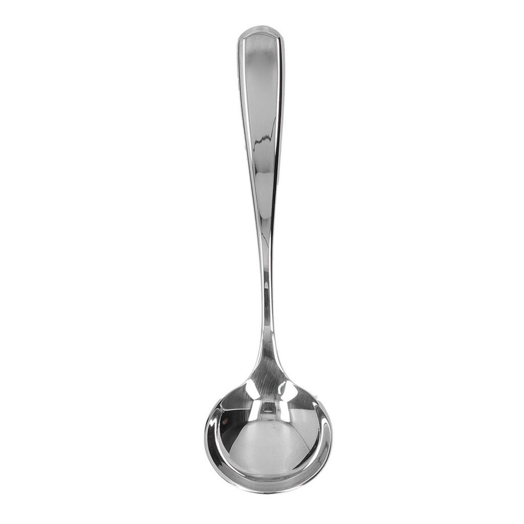 Coffee Cupping Spoon Stainless Steel Milk Foam Dessert Cake Ice Crm Spoon