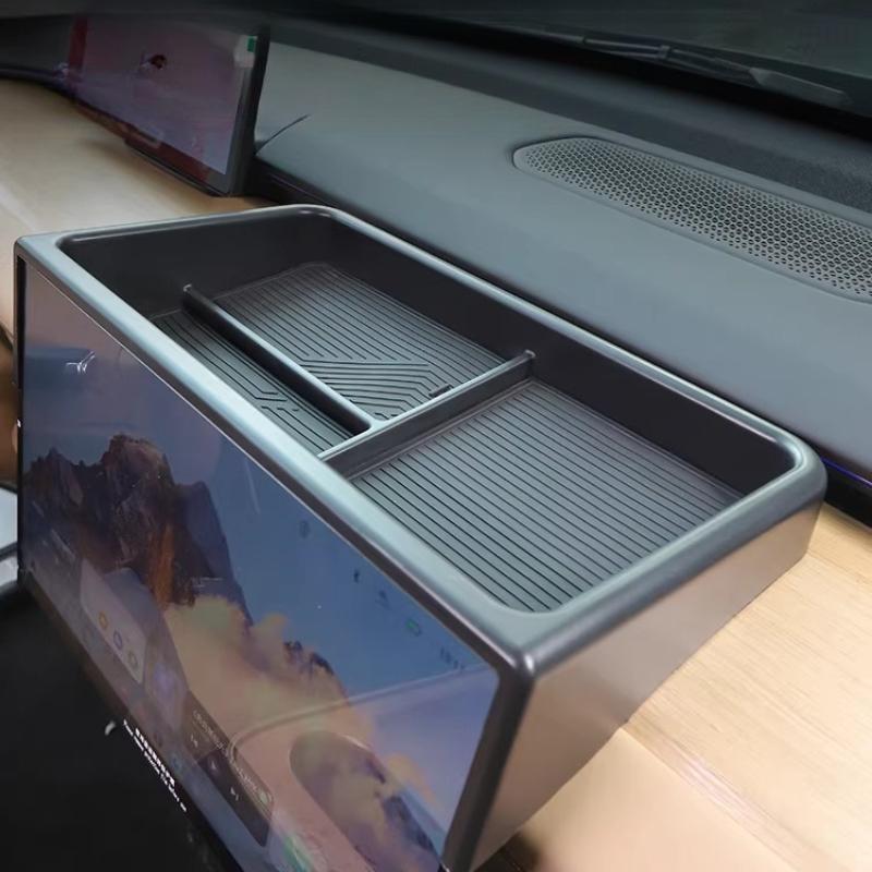 For Exeed Exlantix ET 2024-2025 Car Central Control Screen Behind The Scenes Storage Box Tissue Storage Accessories Modification