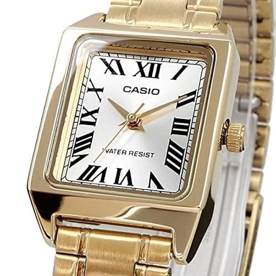 CASIO Standard Quartz Ladies Watch LTP-V007G-9B Gold Metal Band Overseas Model