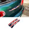 2PCS/Set Car Rear Trunk Door Handle Covers Decoration Stickers For MINI Cooper R55 Car Rear Handle Protection Accessories