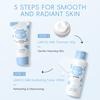 LAIKOU Milk Glowing Skincare Set 5pcs Hydrating Smoothing Improve Texture Reveal Radiance Refine Firmness