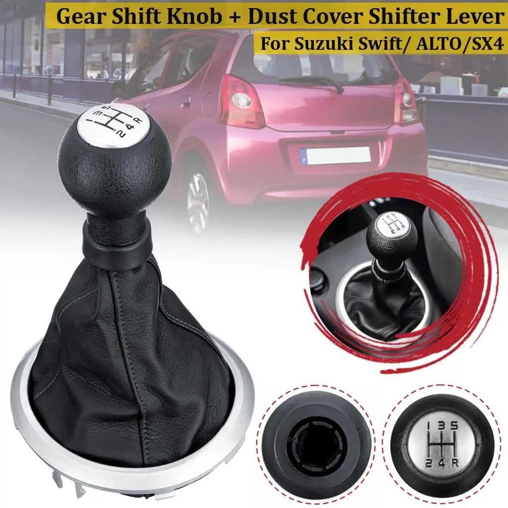 5 Speed Gear Knob Head Stick Shift Plastic for Suzuki Swift SX4 2005 2006 2007 2008 2009 2010 2011 2012 2013 2014 2015