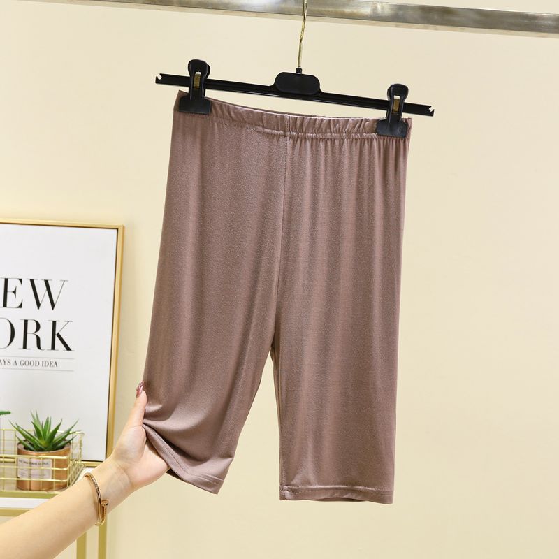 

Модальные Леггинсы Половинной Длины Тонкие Большого Размера Женские Эластичные Khaki XL (60.00 kg-70.00 kg recommended