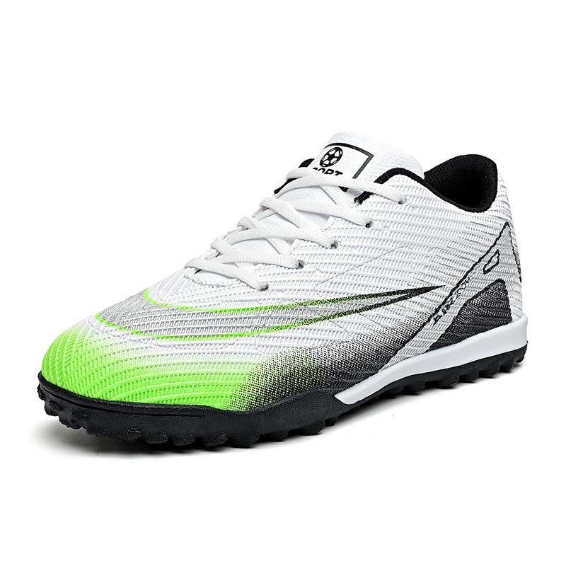 2025 new children's football shoes boys and students girls broken nails Velcro casual game sports shoes