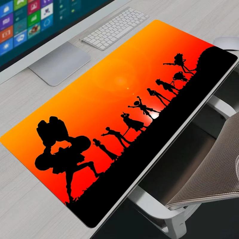 Japan Anime One Piece Mouse Pad Gamer Large Keyboard NonSlip Rubber Computer Carpet Desk Mat PC Gamer MousePad Youth Gifts
