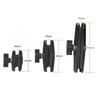 1 Inch 25mm Ball Double Socket Ram Mount Ball Head Mount  Compatible with 1 Inch 25mm Ball
