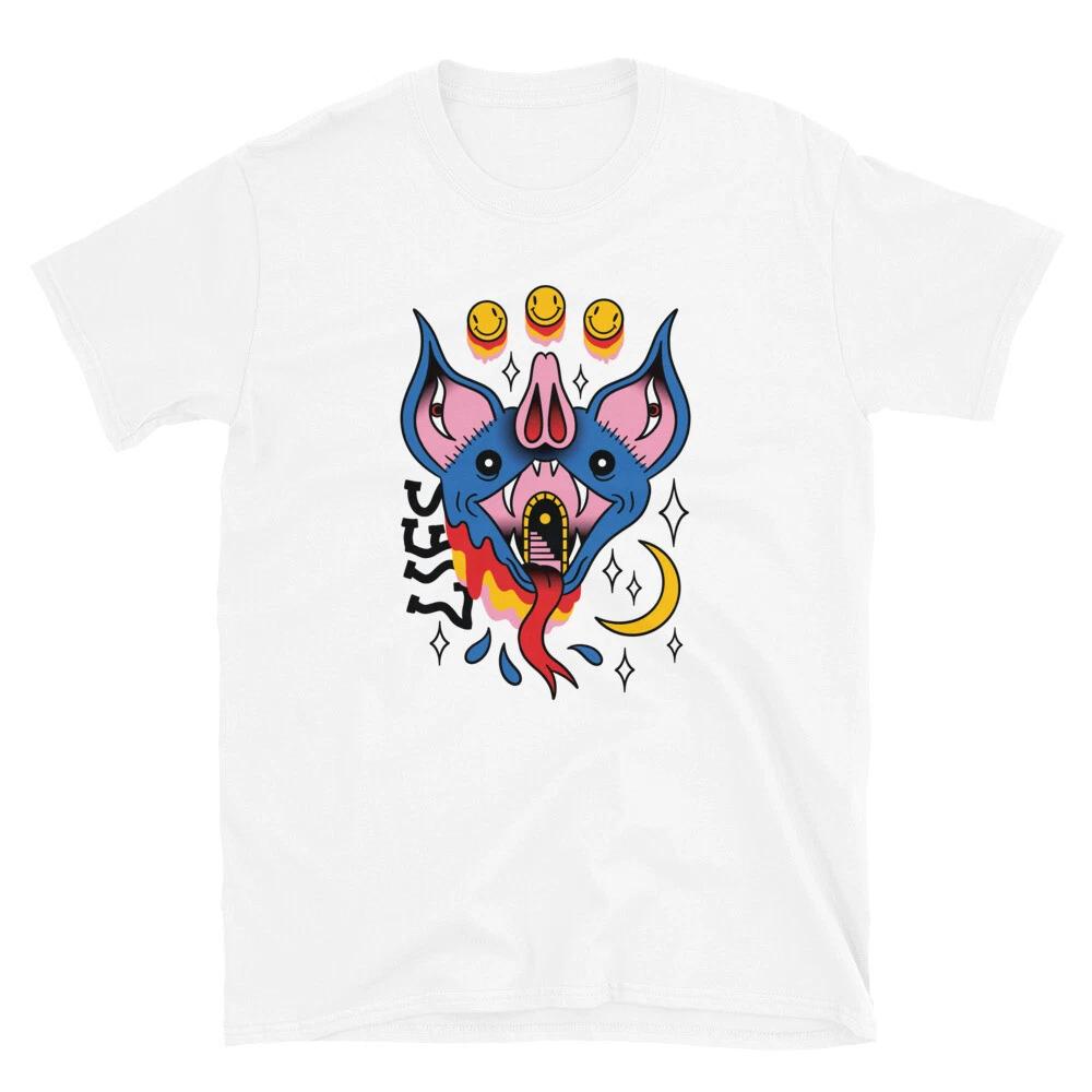 Trippy Mythical Creature Vampire Bat T-Shirt 4XL