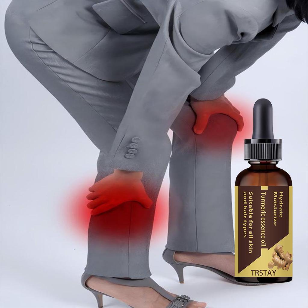 Zázvorový esenciální olej zmírňuje bolest a kloubní zátěžový masážní roztok