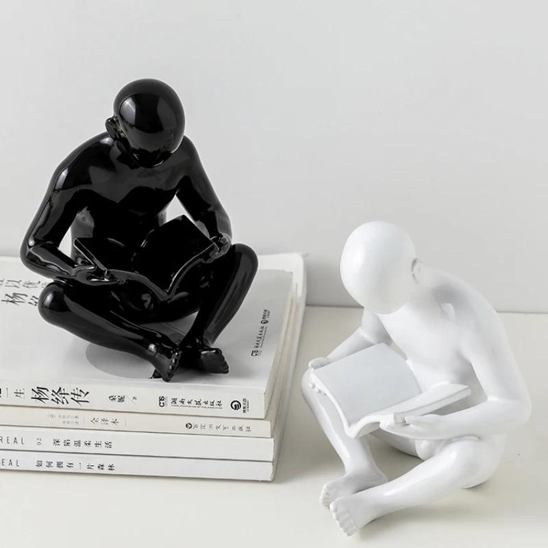 Heimdekoration Körperfigur Buchständer Schreibtischständer Buchstütze Halter Büro Schulbedarf Schreibwaren Geschenk Schüler Heimdekoration
