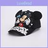 Cartoon Mickey Mouse Kids Baseball Cap With Breathable Polyester For Summer Outdoor Play