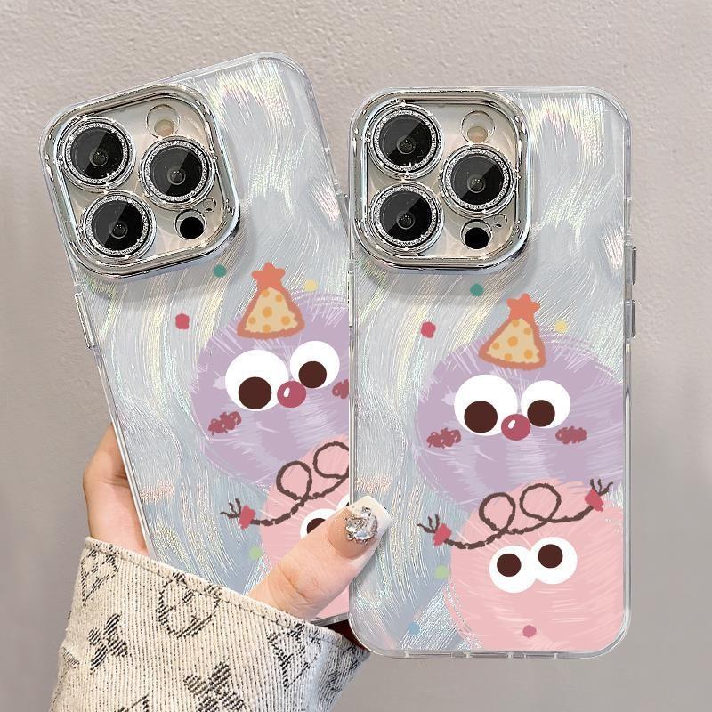 Applicable to iphone11pro little monster apple 11/11plus mobile phone case new 11 protection with glitter lens