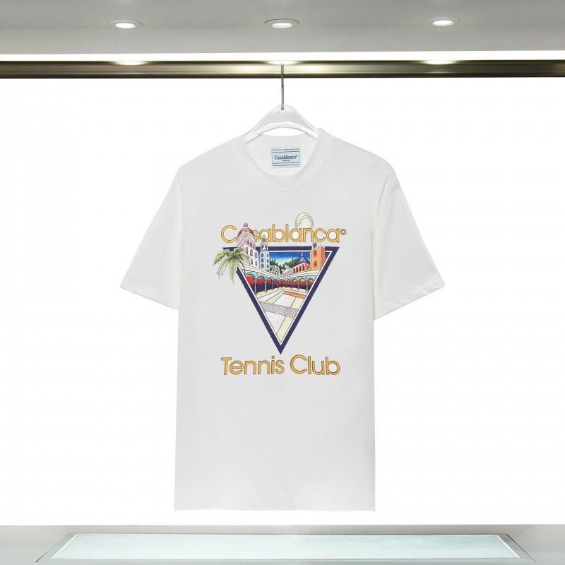 Unisex Cotton T-Shirt With Digital Print Letter Loose Fit Casual Wear