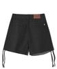 FILLUMINATE (W) Cotton String Shorts - Black