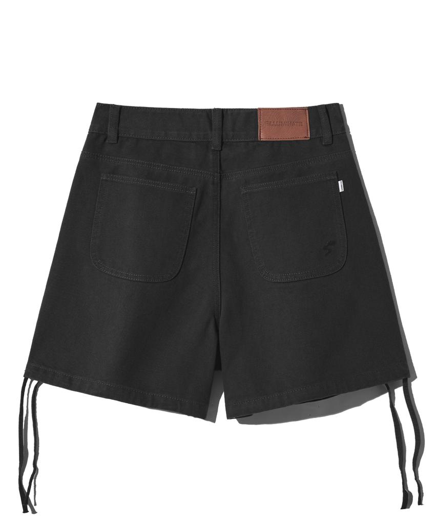 FILLUMINATE (W) Cotton String Shorts - Black