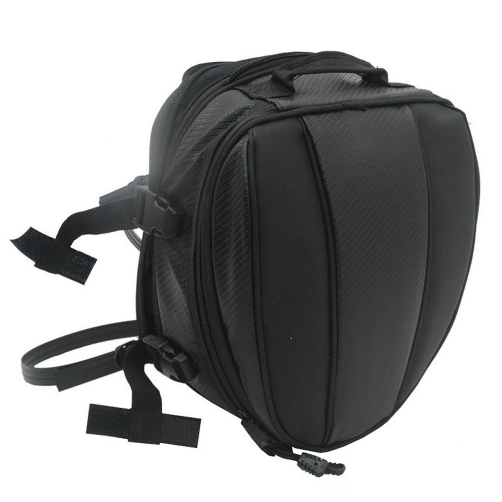 Motorcycle Tail Bag Multifunctional Motorbike Backseat Bag Rear Seat Luggage Storage Bag with