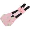 Chicken Diapers for Hens, Bantam Hens Diapers for Pet Ducks Pet Duck Supplies Goose Clothes Reble Washable Pet Diapers with Bow Tie Nylon Buckle for