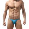 Menns elastiske stramt lav midje Ensfarget sexy shorts Ice Silk Briefs