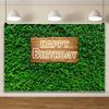 Tropical Green Leaves Backdrop Birthday Baby Shower Green Grass Wall Safari Jungle Wild One Party Wedding Photography Background