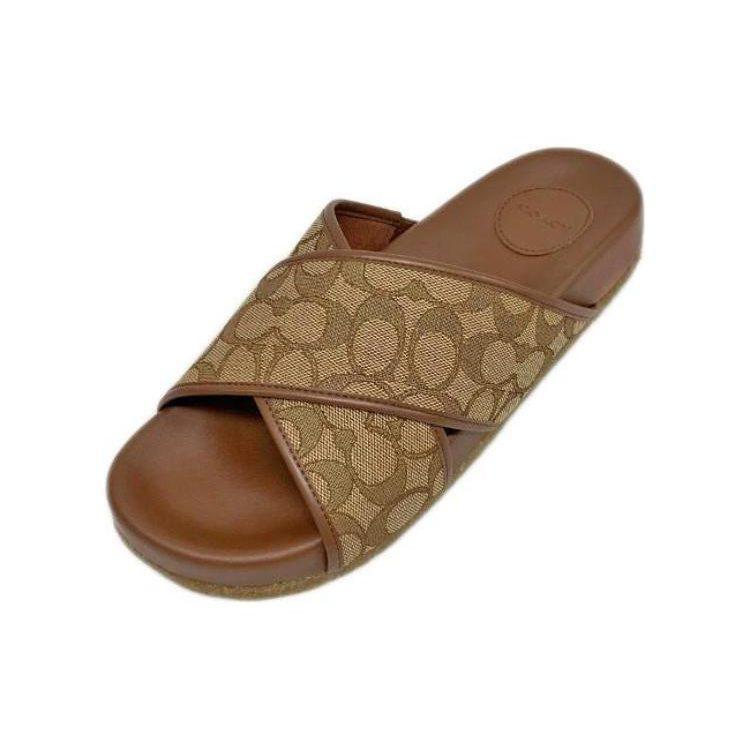 Coach Crossover Sandals Brown CA158-NXZ